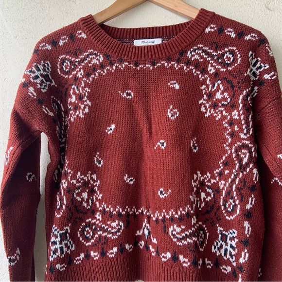 Madewell bandanna sweater - Picture 2 of 7